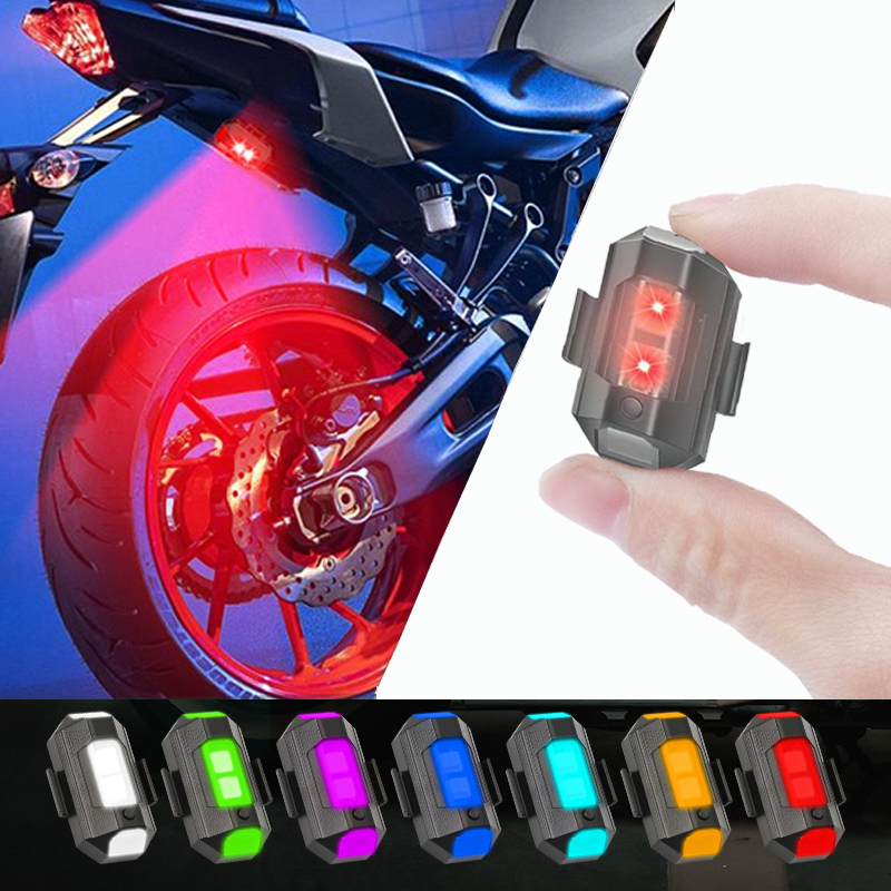 Drone Led Light - ไฟรถจักรยานยนต์ Drone Strobe Light USB LED