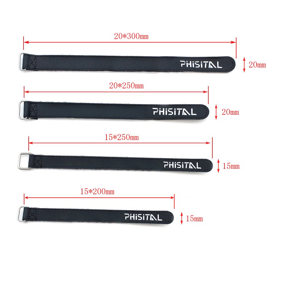 Drone Battery Strap - สายรัดแบตเตอรี่โดรน FPV แบบซุปเปอร์เมจิกเทป สายรัดริบบิ้น สายรัดกันสึกหรอ ที่ยึดสายเคเบิล