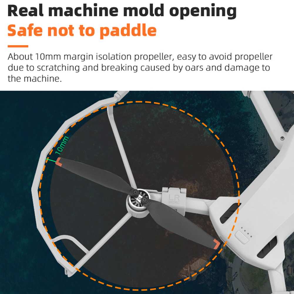 Drone Propeller Guard - ตัวป้องกันใบพัด ตัวป้องกันใบพัดน้ำหนักเบา ตัวกันชนใบพัด ป้องกันการชน อุปกรณ์เสริมโดรนสำหรับมินิ 3/มินิ