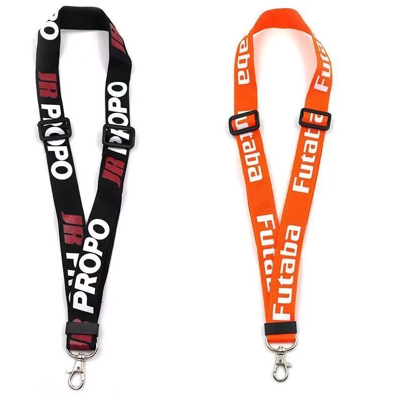 Drone Battery Strap - สายคล้องรีโมทคอนโทรลสำหรับเครื่องบินจำลอง สายคล้องรีโมทคอนโทรลสำหรับโดรน สีส้ม-ดำ สายคล้องอเนกประสงค์