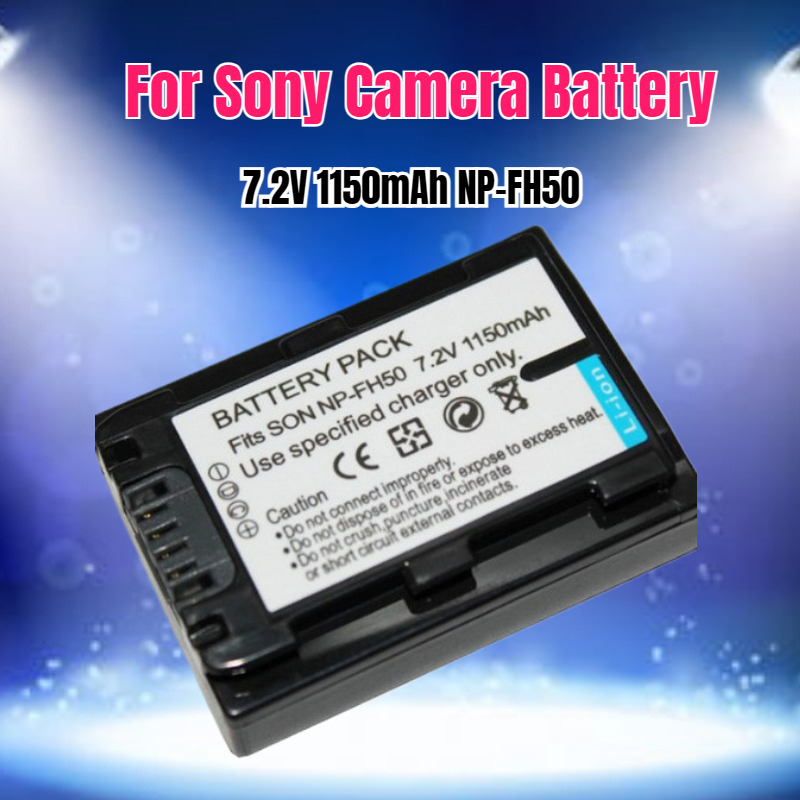 Drone Camera - แบตเตอรี่กล้อง 7.2V 1150mAh รุ่น NP-FH50 สำหรับกล้อง