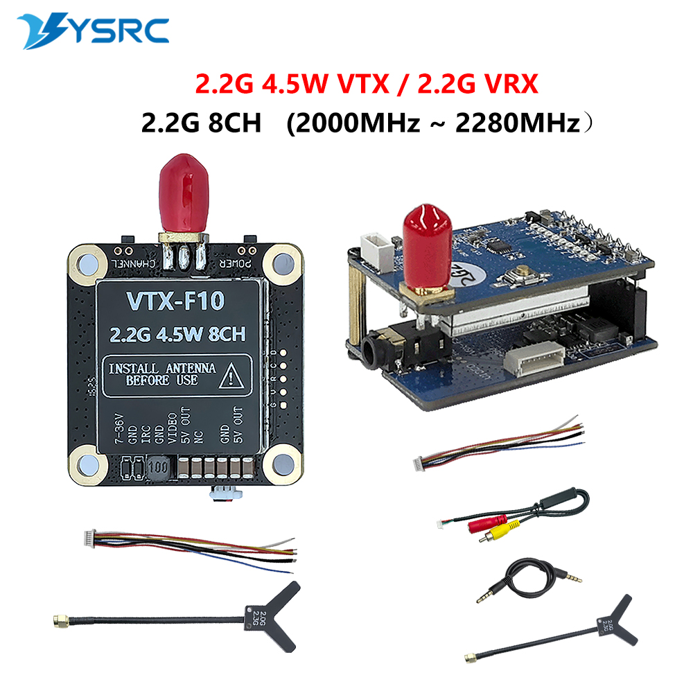 2.0-2.2G 4.5W VTX 8CH FPV เครื - Drone Receiver บทวิจารณ์และราคา