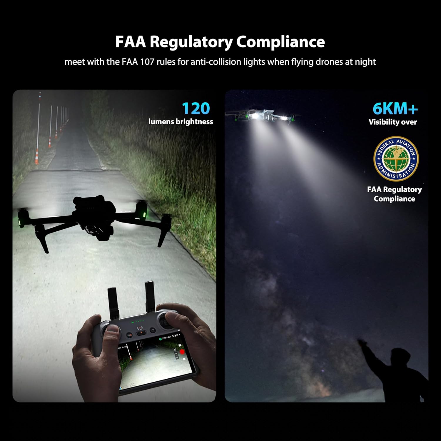 ไฟแฟลชป้องกันการชนสำหรับโดรน S - Drone Led Light บทวิจารณ์และราคา