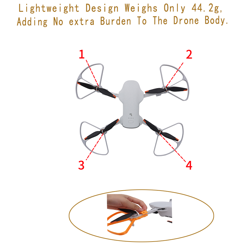 ฝาครอบป้องกันใบพัดสำหรับโดรน B - Drone Propeller บทวิจารณ์และราคา
