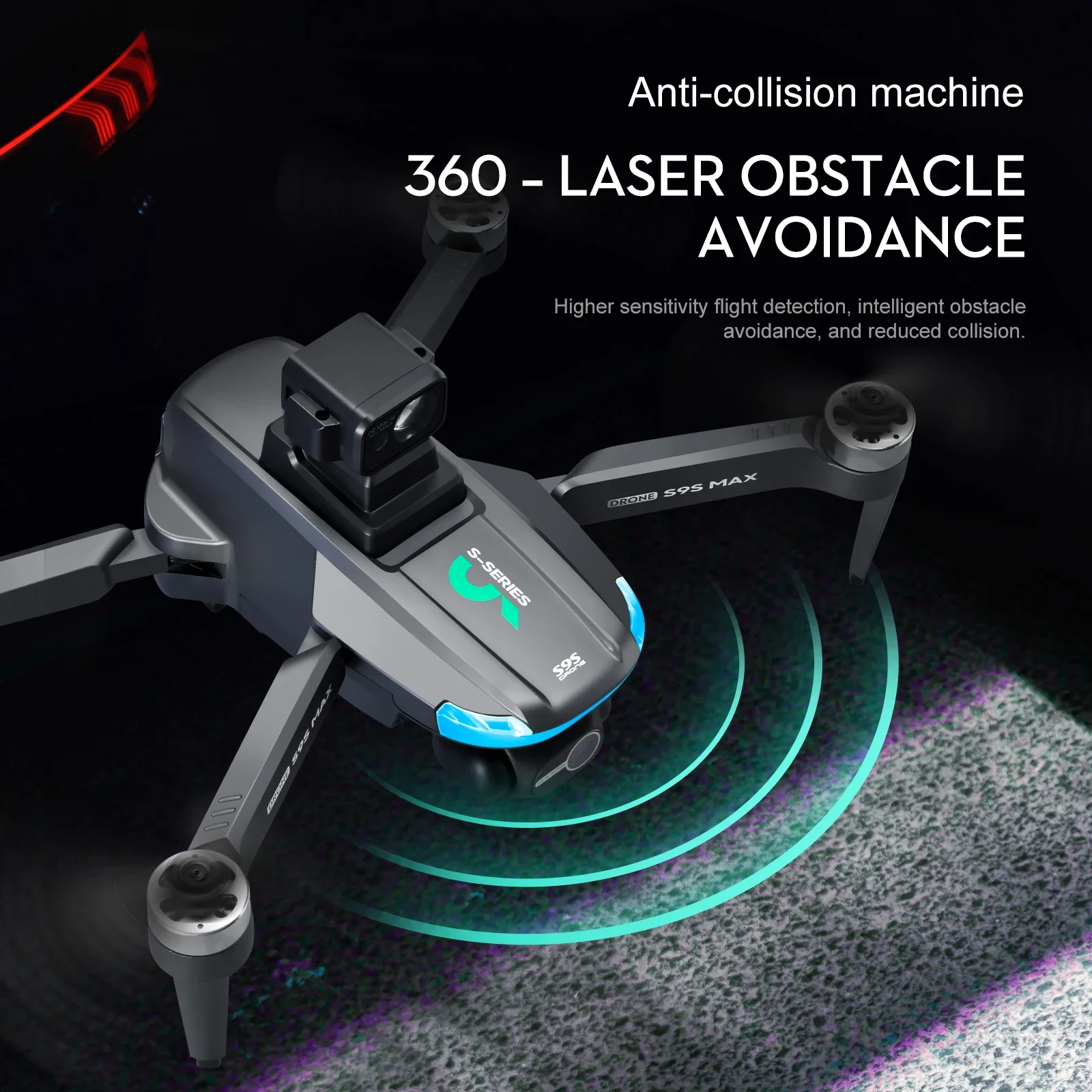 ใหม่S9S MAX MINI Drone 4K 2 แก - Drone Gimbal บทวิจารณ์และราคา