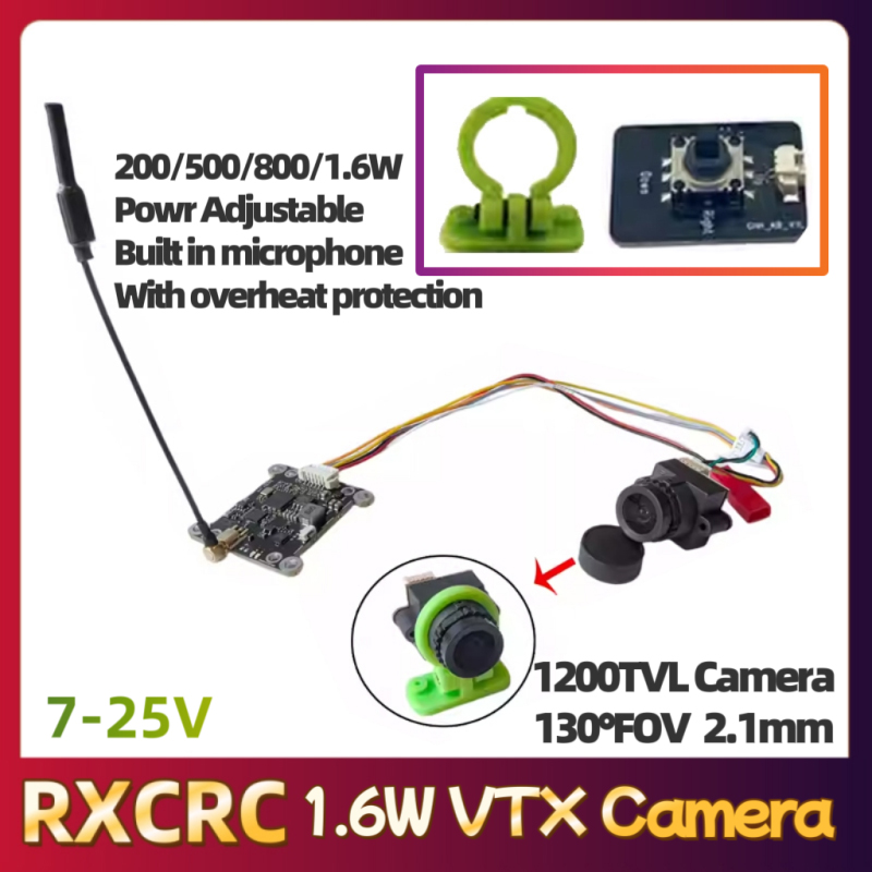 โมดูล RXCRC 5.8G 48CH 1.6W VTX - Drone Receiver บทวิจารณ์และราคา