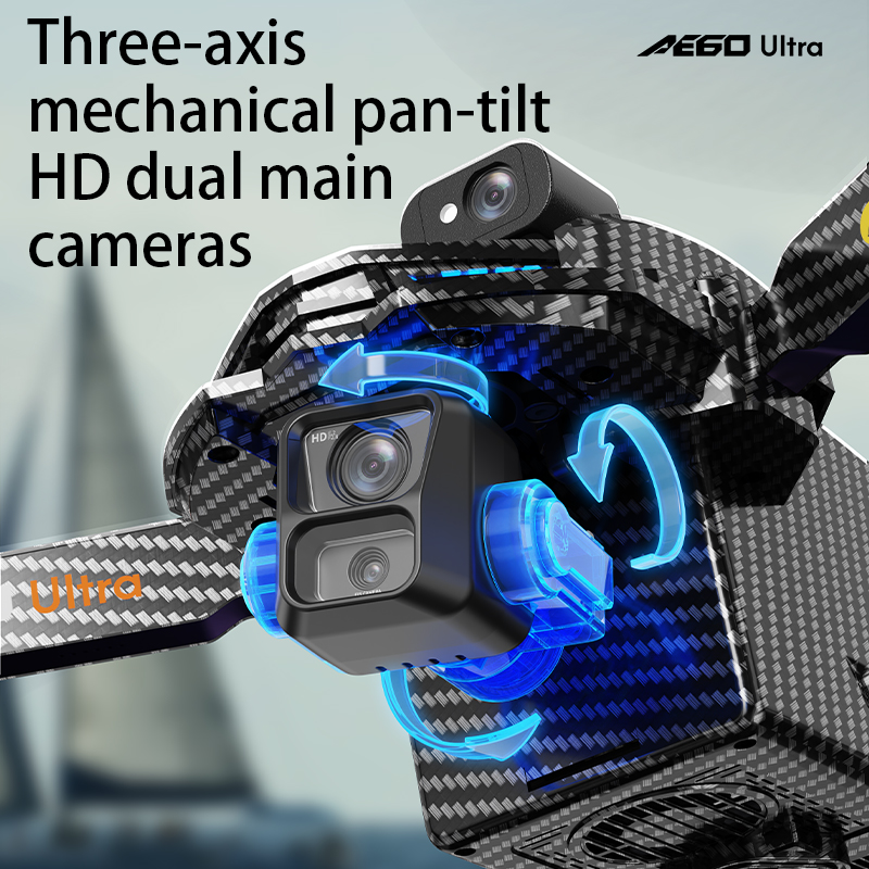 โดรน AE60 GPS ระดับมืออาชีพ กล - Drone Gimbal บทวิจารณ์และราคา