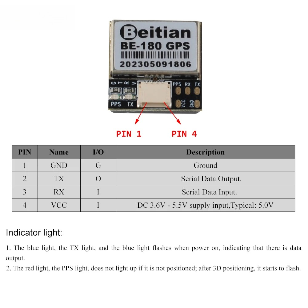 1/2/5PCS Beitian BE-180 โมดูล  - Drone Gps Module บทวิจารณ์และราคา