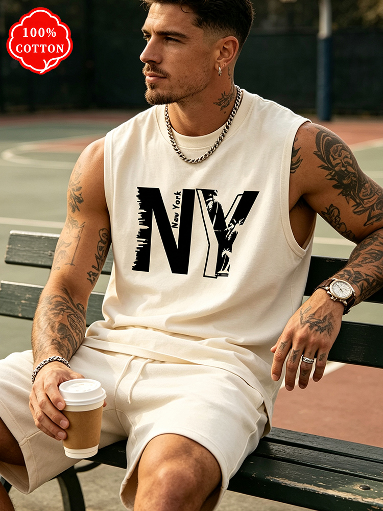 เสื้อกล้ามคอกลมผู้ชาย ผ้าฝ้าย  - Drone Buzzer บทวิจารณ์และราคา