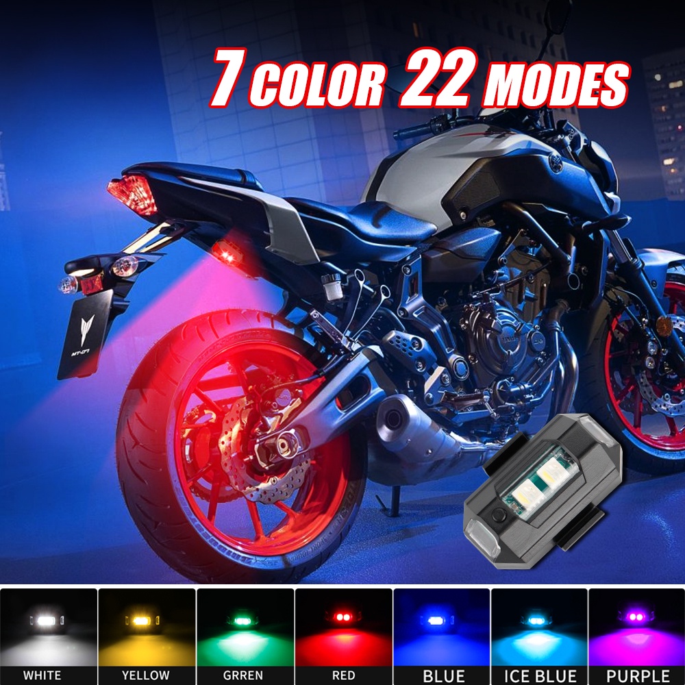 1PC 7 สี Mini USB ชาร์จ LED An - Drone Led Light บทวิจารณ์และราคา